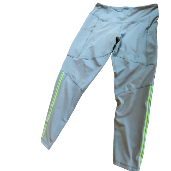 BCBGeneration Pants - BCBG Womens Performance Yoga/Runners Leggins Mint With Pockets Size Large BoxA